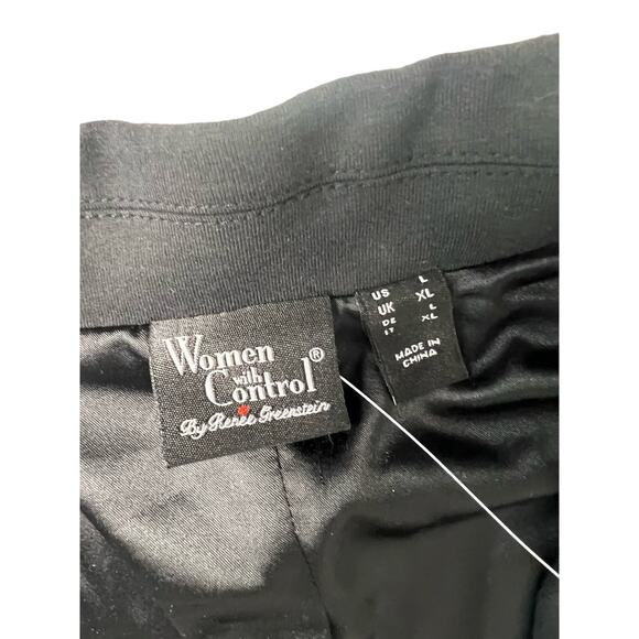 QVC Women with Control Knit Long Sleeve Blazer NWT BLACK SIZE L - Picture 4 of 8